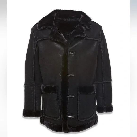 NEW Jordan Craig DENALI SHEARLING JACKET (BLACK) Jackets & Coats